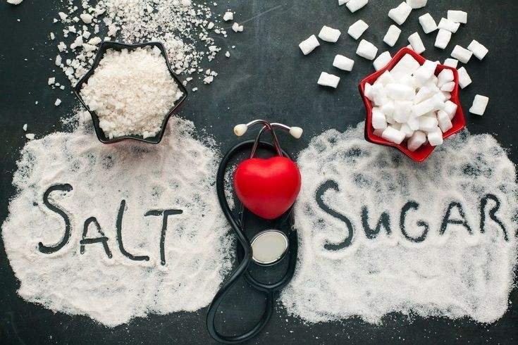 limiting the salt and sugar